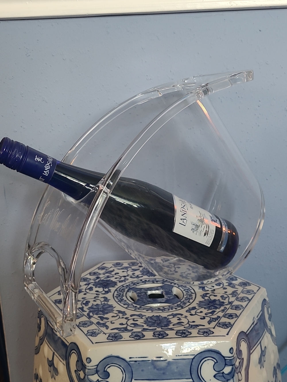 Coolin Curve Wine And Champagne Bucket Ice Chiller "Let's Wine About It"